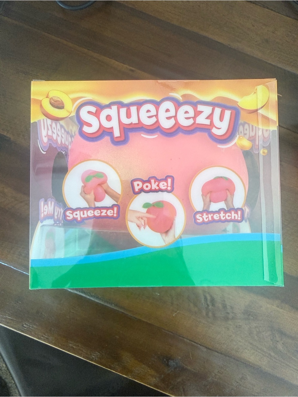 Pink Peach Stress Toy - Squeezable Fidget Favor